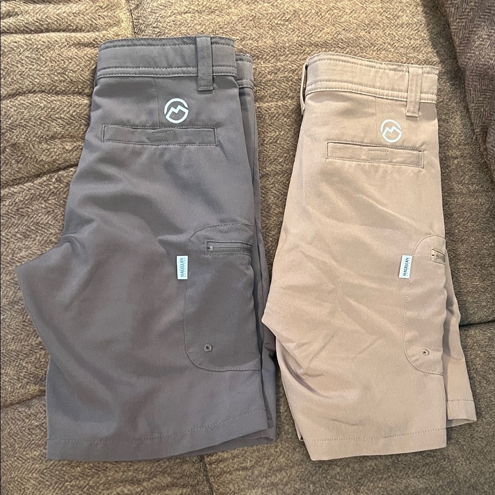 Magellan Water Repellant Shorts, 2 Pairs, NWOT